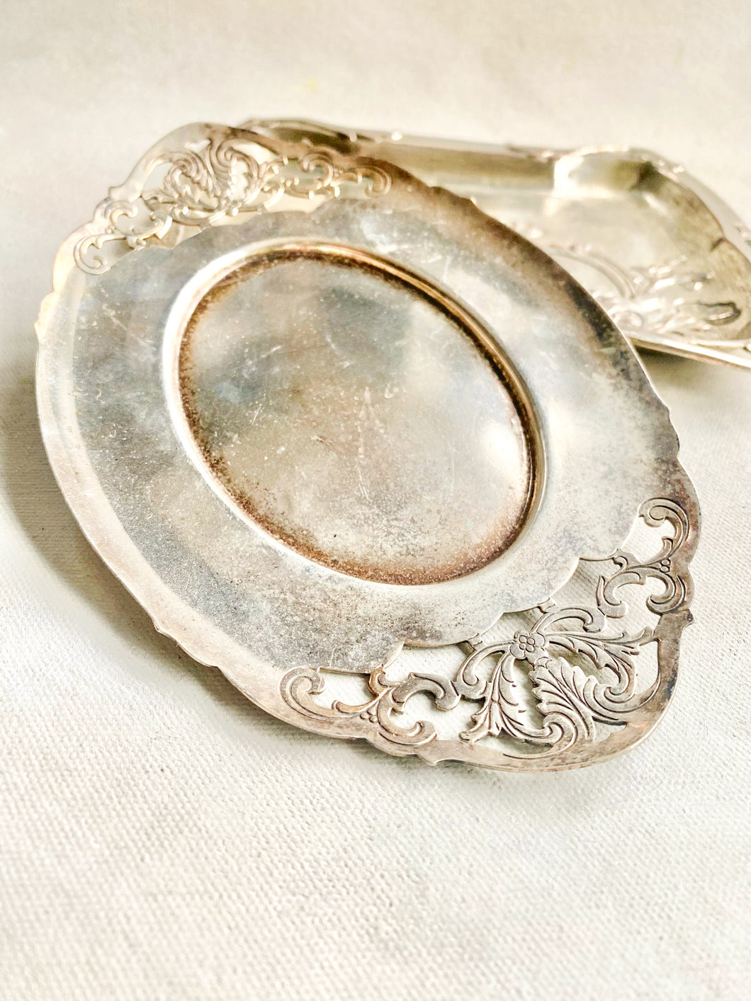 Small Silver Plate Tray