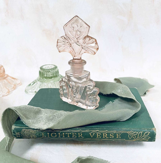 1930s glass purfume bottle