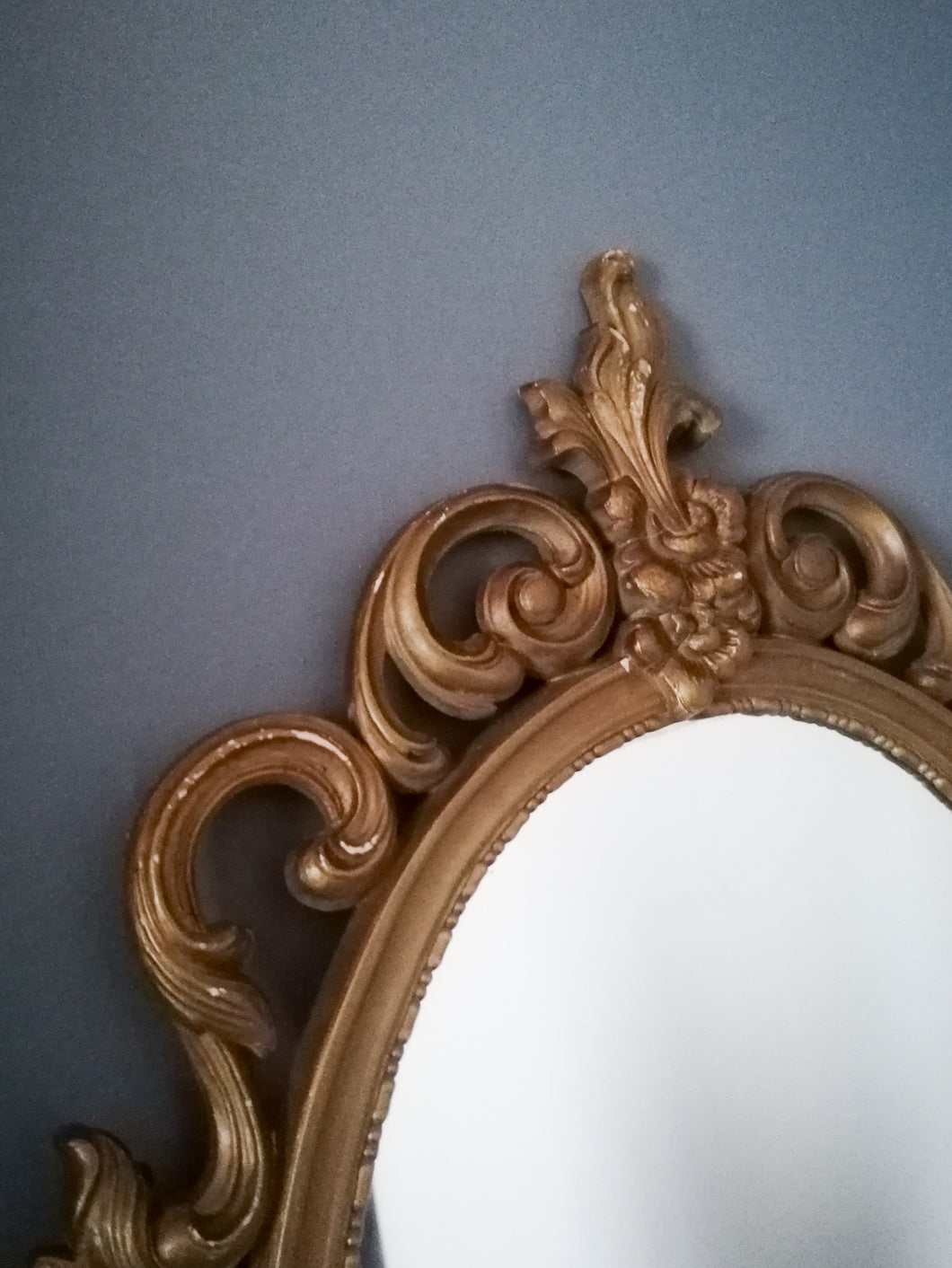 Baroque Style Plaster Mirror
